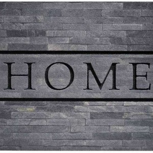Sdim Αντιολισθητικό Πατάκι Εισόδου Ecomat 002 Home Stones Γκρί 45x75εκ.