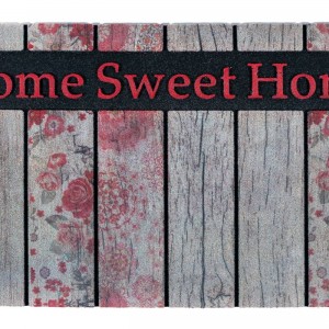 Sdim Αντιολισθητικό Πατάκι Εισόδου Ecomat 005 Home Sweet Home 45x75εκ.