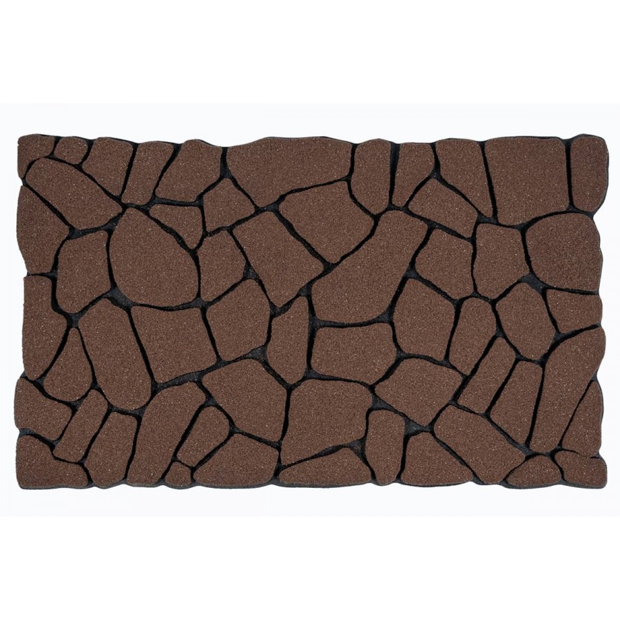 Sdim Αντιολισθητικό Πατάκι Εισόδου Ecomat 012 Brown Cleanscrape Flagstone 45x75εκ.