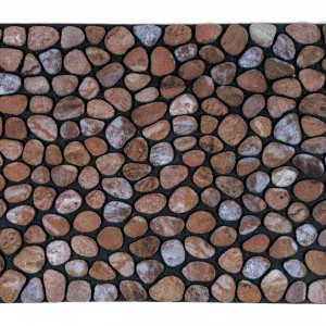 Sdim Αντιολισθητικό Πατάκι Εισόδου Ecomat 027 Pebble Beach Beige 45x75εκ.