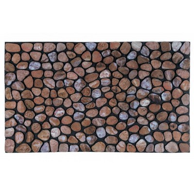 Sdim Αντιολισθητικό Πατάκι Εισόδου Ecomat 027 Pebble Beach Beige 45x75εκ.