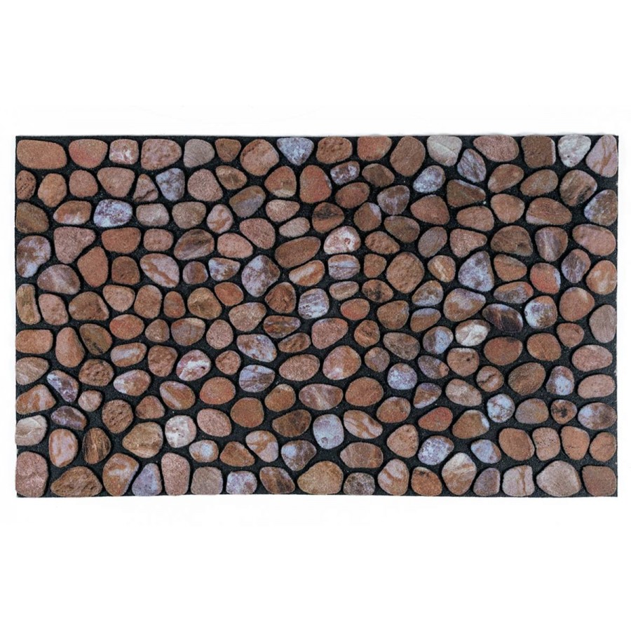Sdim Αντιολισθητικό Πατάκι Εισόδου Ecomat 027 Pebble Beach Beige 45x75εκ.