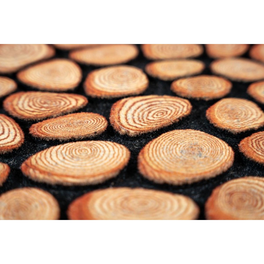 Sdim Αντιολισθητικό Πατάκι Εισόδου Ecomat 040 Tree Rings 45x75εκ.