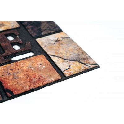 Sdim Αντιολισθητικό Πατάκι Εισόδου Ecomat 705 Home Slate Beige 45x75εκ.