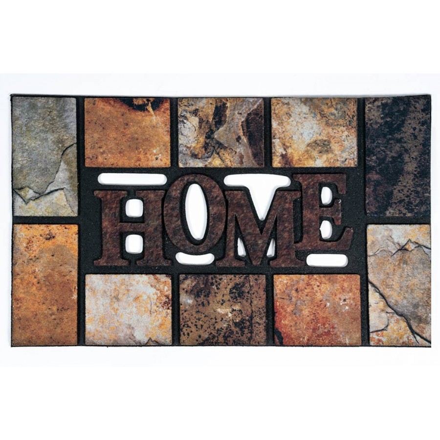 Sdim Αντιολισθητικό Πατάκι Εισόδου Ecomat 705 Home Slate Beige 45x75εκ.