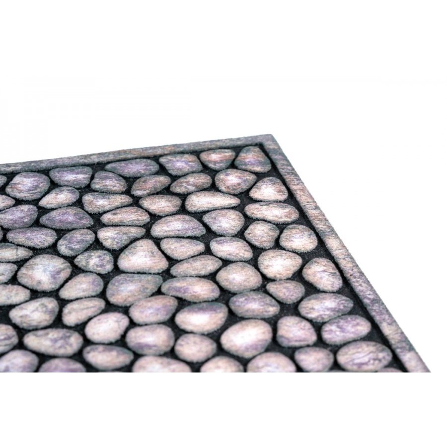 Sdim Αντιολισθητικό Πατάκι Εισόδου Ecomat River Rocks 45x75εκ.