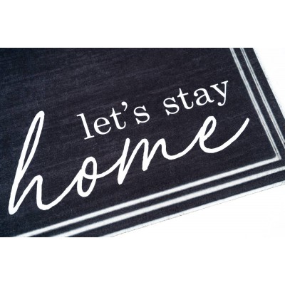Sdim Αντιολισθητικό Πατάκι Εισόδου Ecomat Tradition 700 Let's Stay Home 45x60εκ.