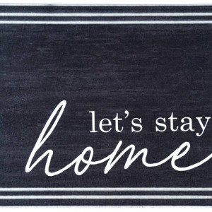Sdim Αντιολισθητικό Πατάκι Εισόδου Ecomat Tradition 700 Let's Stay Home 45x60εκ.