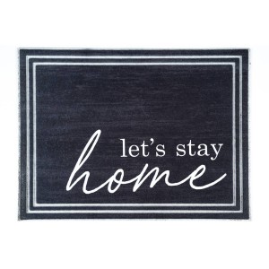 Sdim Αντιολισθητικό Πατάκι Εισόδου Ecomat Tradition 700 Let's Stay Home 45x60εκ.