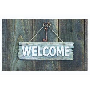 Sdim Αντιολισθητικό Πατάκι Εισόδου Gallery 009 Welcome Nail 45x75εκ. Πάχους 6mm