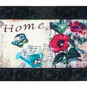 Sdim Αντιολισθητικό Πατάκι Εισόδου Venga 002 Home Flowers 45x75εκ. Πάχους 6mm