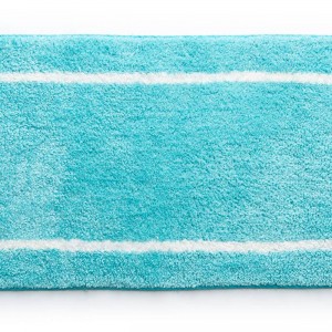 Sdim Βαμβακερό/Microfiber Αντιολισθητικό Πατάκι Μπάνιου Space 001 Petrol 45x85εκ.