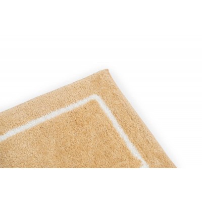 Sdim Βαμβακερό/Microfiber Αντιολισθητικό Πατάκι Μπάνιου Space 002 Beige 45x85εκ.