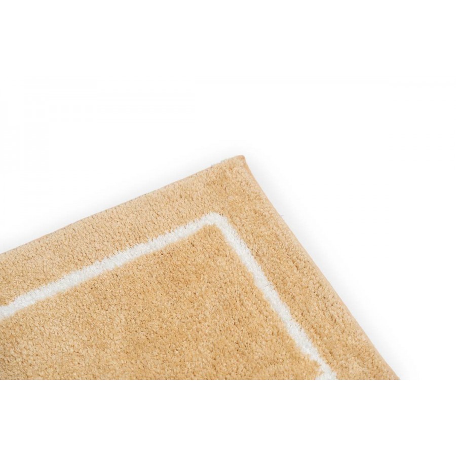 Sdim Βαμβακερό/Microfiber Αντιολισθητικό Πατάκι Μπάνιου Space 002 Beige 45x85εκ.