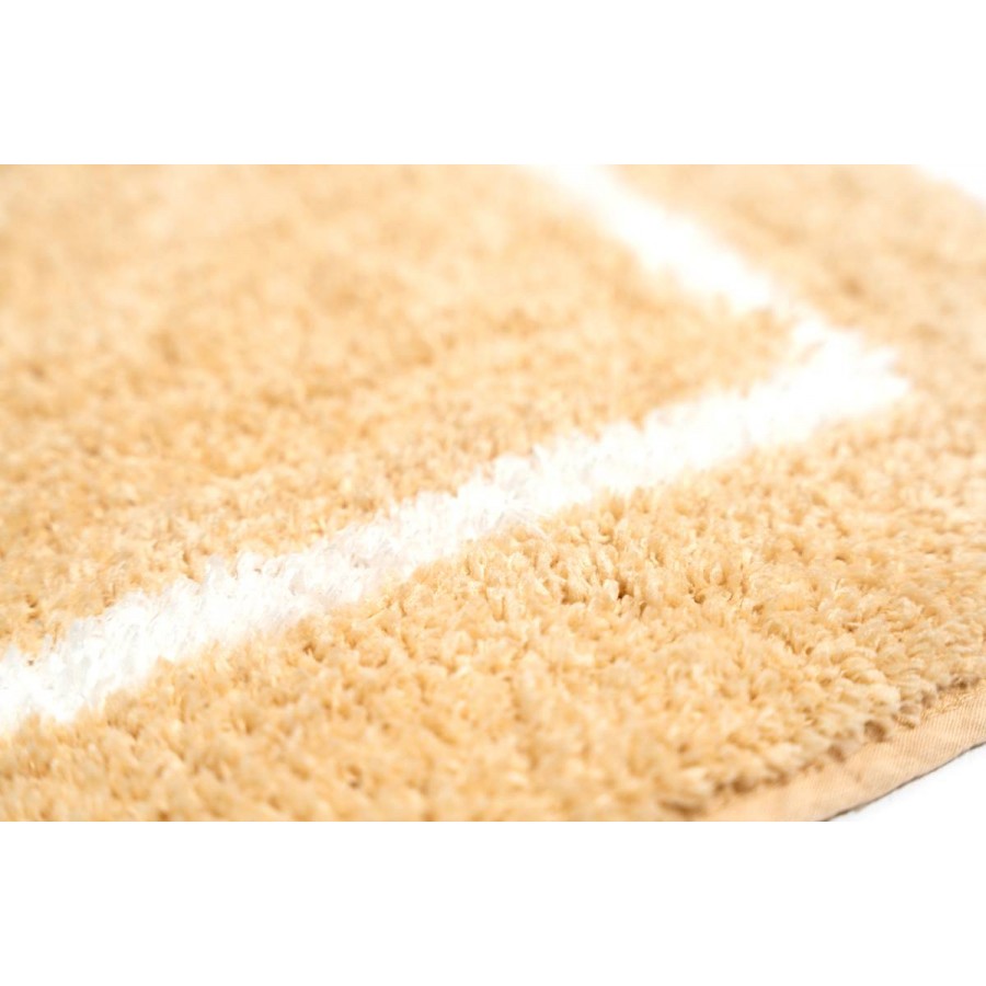 Sdim Βαμβακερό/Microfiber Αντιολισθητικό Πατάκι Μπάνιου Space 002 Beige 45x85εκ.