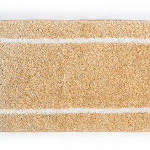 Sdim Βαμβακερό/Microfiber Αντιολισθητικό Πατάκι Μπάνιου Space 002 Beige 45x85εκ.