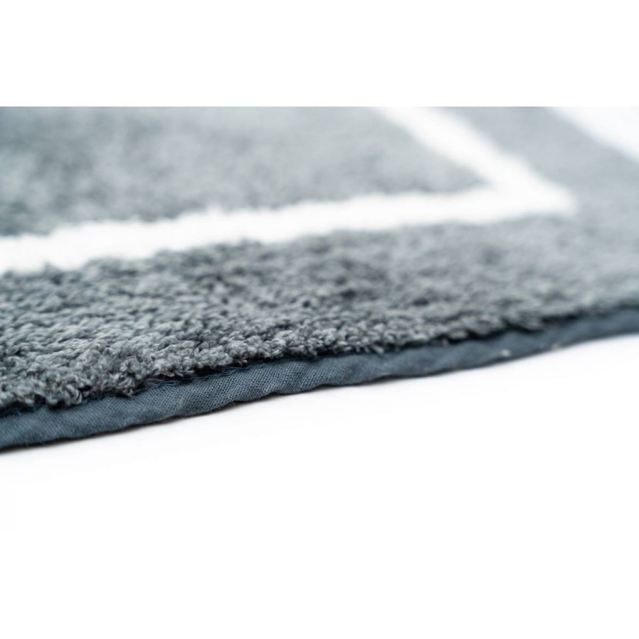 Sdim Βαμβακερό/Microfiber Αντιολισθητικό Πατάκι Μπάνιου Space 003 Gray 45x85εκ.
