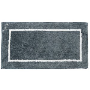 Sdim Βαμβακερό/Microfiber Αντιολισθητικό Πατάκι Μπάνιου Space 003 Gray 45x85εκ.
