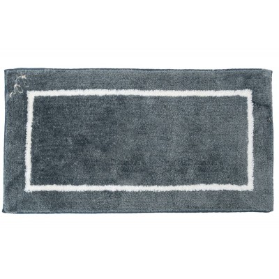 Sdim Βαμβακερό/Microfiber Αντιολισθητικό Πατάκι Μπάνιου Space 003 Gray 45x85εκ.