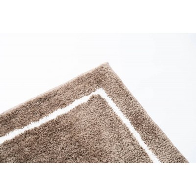Sdim Βαμβακερό/Microfiber Αντιολισθητικό Πατάκι Μπάνιου Space 005 Moka 45x85εκ.