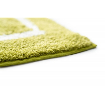 Sdim Βαμβακερό/Microfiber Αντιολισθητικό Πατάκι Μπάνιου Space 006 Lime Green 45x85εκ.