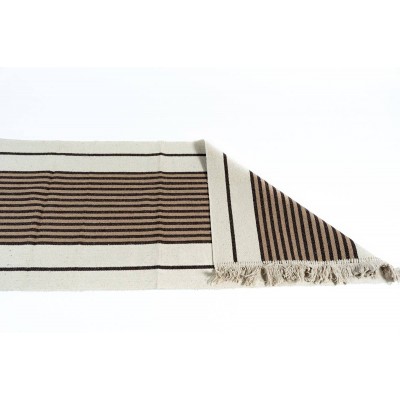 Sdim Βαμβακερό Πατάκι Κουζίνας Energy 004 Καφέ/Μπέζ 50x135εκ.
