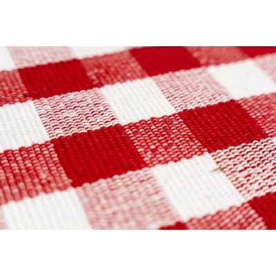 Sdim Βαμβακερό Πατάκι Κουζίνας Matrix 005 Κόκκινο 50x135εκ.