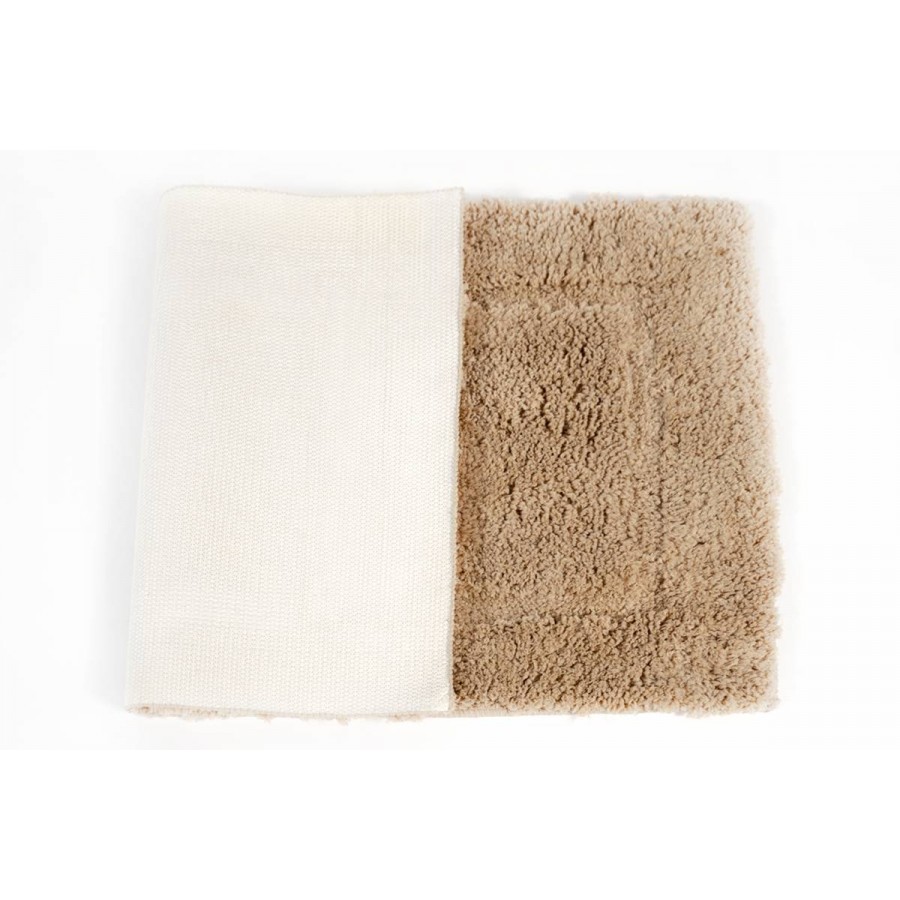 Sdim Microfiber Πατάκι Μπάνιου Bali Beige Gray Light 50x80εκ.