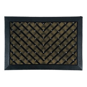 Sdim Πατάκι Εισόδου από Καουτσούκ με Αντιολισθητικό Υπόστρωμα V Power 017 Beige 45x65εκ.