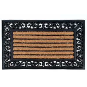 Sdim Πατάκι Εισόδου από Κοκοφοίνικα  και Καουτσούκ με Αντιολισθητικό Υπόστρωμα Impala 076 Brush Rectangle  45x75εκ.