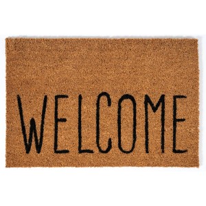 Sdim Πατάκι Εισόδου από Κοκοφοίνικα με Αντιολισθητικό Υπόστρωμα Freestyle 900 Welcome Natural 40x60εκ.