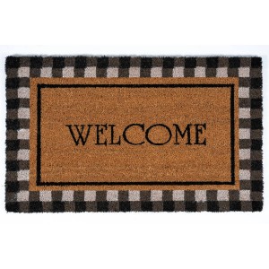 Sdim Πατάκι Εισόδου από Κοκοφοίνικα με Αντιολισθητικό Υπόστρωμα Freestyle XL 450 Welcome Blocks 50x80εκ.