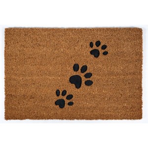 Sdim Πατάκι Εισόδου από Κοκοφοίνικα με Αντιολισθητικό Υπόστρωμα Ruco Embossed Rubber 004 Paws 40x60εκ.