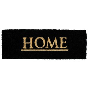 Sdim Πατάκι Εισόδου από Κοκοφοίνικα με Αντιολισθητικό Υπόστρωμα Trend-XS  007 Home Black 26x75εκ. Πάχους 15mm