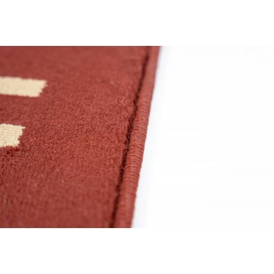Sdim Πατάκι Εισόδου Μοκέτα  Fashion Home Wine Red 40x67εκ.