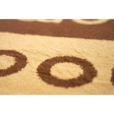 Sdim Πατάκι Εισόδου Μοκέτα  Fashion Welcome Brown/Beige 40x67εκ.