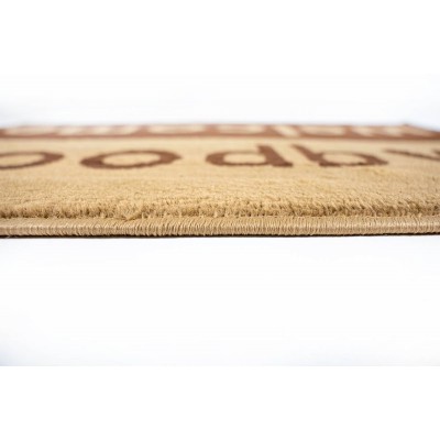 Sdim Πατάκι Εισόδου Μοκέτα  Fashion Welcome Brown/Beige 40x67εκ.