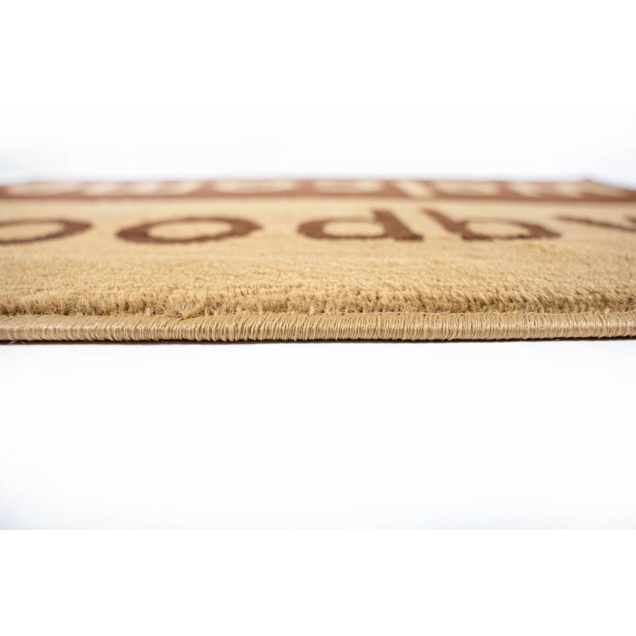 Sdim Πατάκι Εισόδου Μοκέτα  Fashion Welcome Brown/Beige 40x67εκ.