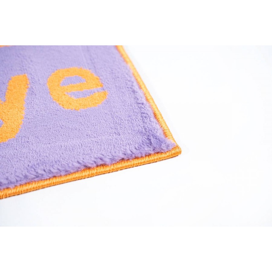 Sdim Πατάκι Εισόδου Μοκέτα  Fashion Welcome Purple/Orange 40x67εκ.