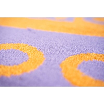 Sdim Πατάκι Εισόδου Μοκέτα  Fashion Welcome Purple/Orange 40x67εκ.