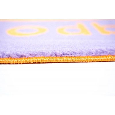 Sdim Πατάκι Εισόδου Μοκέτα  Fashion Welcome Purple/Orange 40x67εκ.