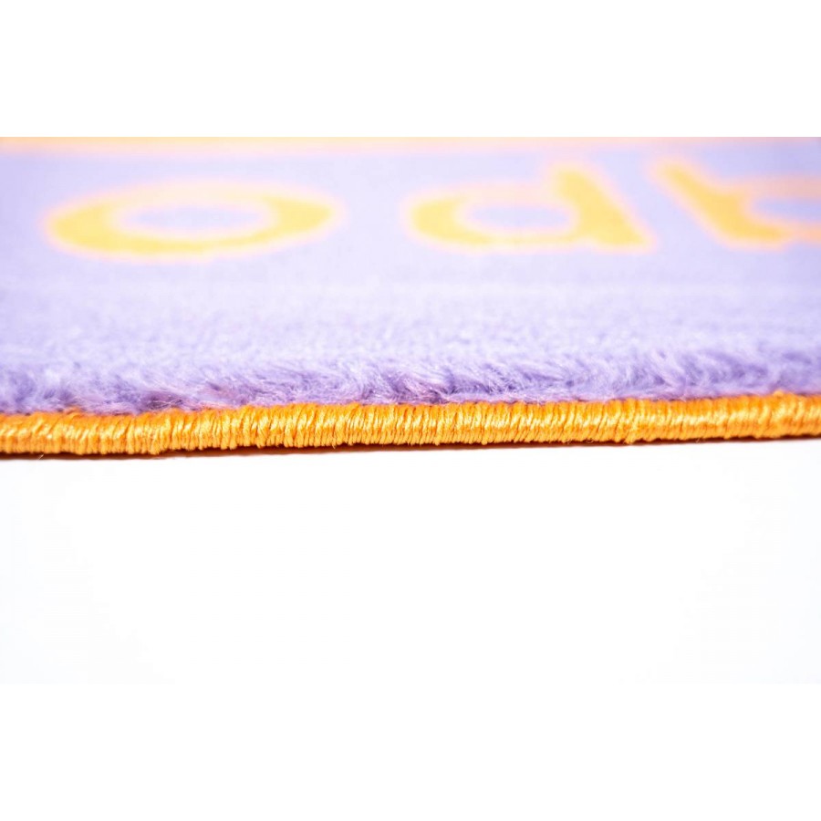 Sdim Πατάκι Εισόδου Μοκέτα  Fashion Welcome Purple/Orange 40x67εκ.