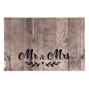 Sdim Πατάκι Εισόδου Μοκέτα με Αντιολισθητικό Υπόστρωμα Ambiance 875 Mr & Mrs 50x75εκ. Πάχους 8mm