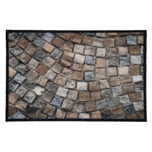 Sdim Πατάκι Εισόδου Μοκέτα με Αντιολισθητικό Υπόστρωμα Optima 001 Stones 50x75εκ. Πάχους 7mm