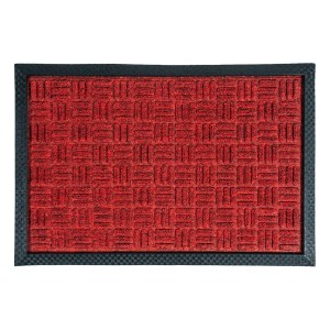 Sdim Πατάκι Εισόδου Μοκέτα με Αντιολισθητικό Υπόστρωμα Supreme 001 Red 40x60εκ.