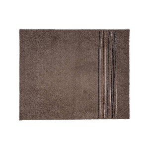 Sdim Πατάκι Εισόδου Μοκέτα με Αντιολισθητικό Υπόστρωμα Walk & Wash 084 Lucky Lines Beige  67x80εκ. Πάχους 8mm