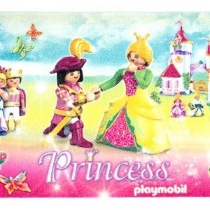 Sdim Πατάκι Εισόδου Playmobil Μοκέτα με Αντιολισθητικό Υπόστρωμα Deco 001 Princess 50x80εκ. Πάχους 6mm