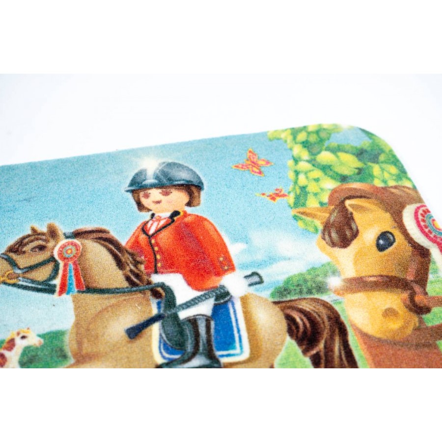 Sdim Πατάκι Εισόδου Playmobil Μοκέτα με Αντιολισθητικό Υπόστρωμα Deco 004 Country 50x80εκ. Πάχους 6mm