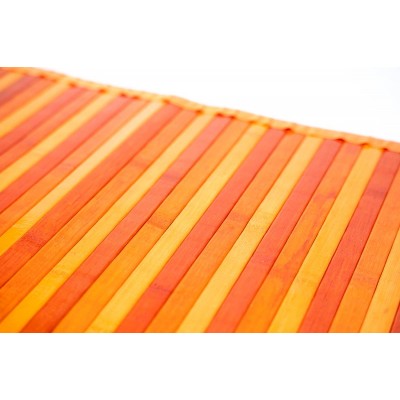 Sdim Πατάκι Κουζίνας Bamboo 002 Πορτοκαλί 50x130εκ.