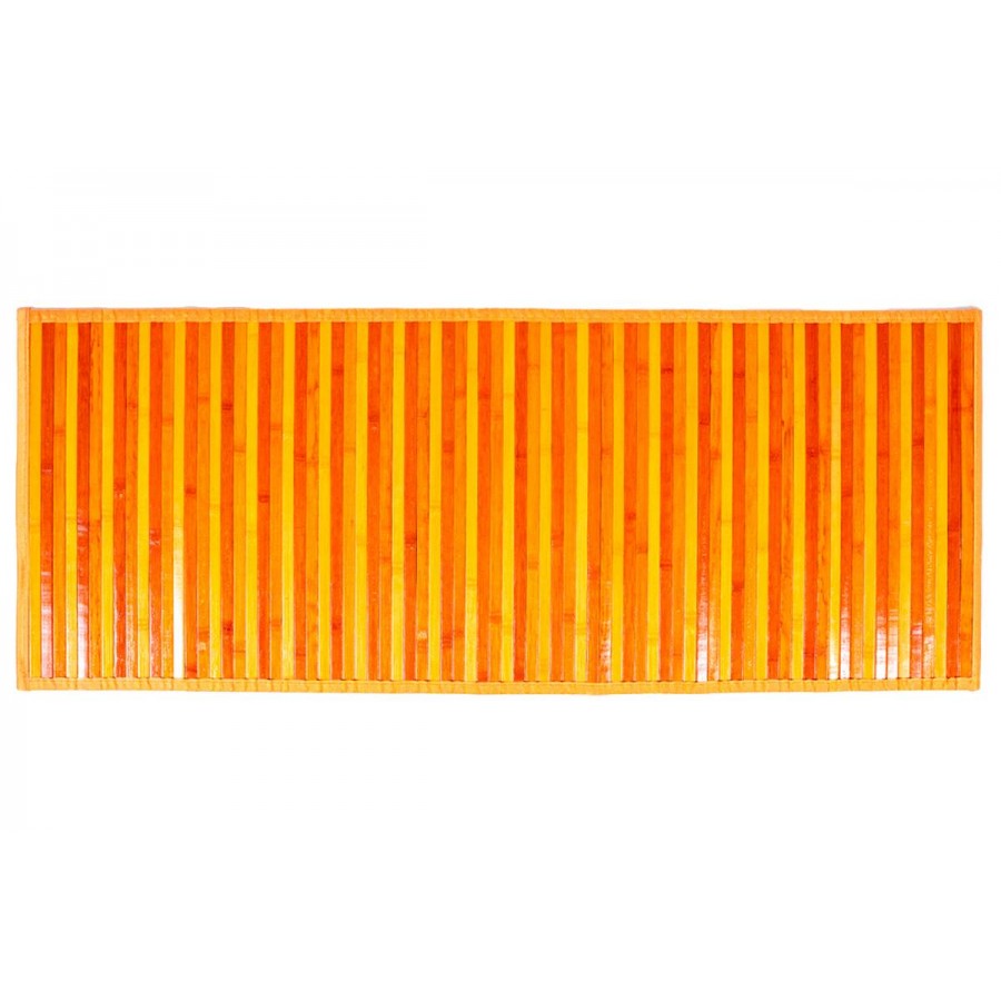 Sdim Πατάκι Κουζίνας Bamboo 002 Πορτοκαλί 50x130εκ.